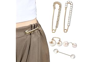 Elegant Pearl Waist Pin Set: Versatile and Stylish Adornments