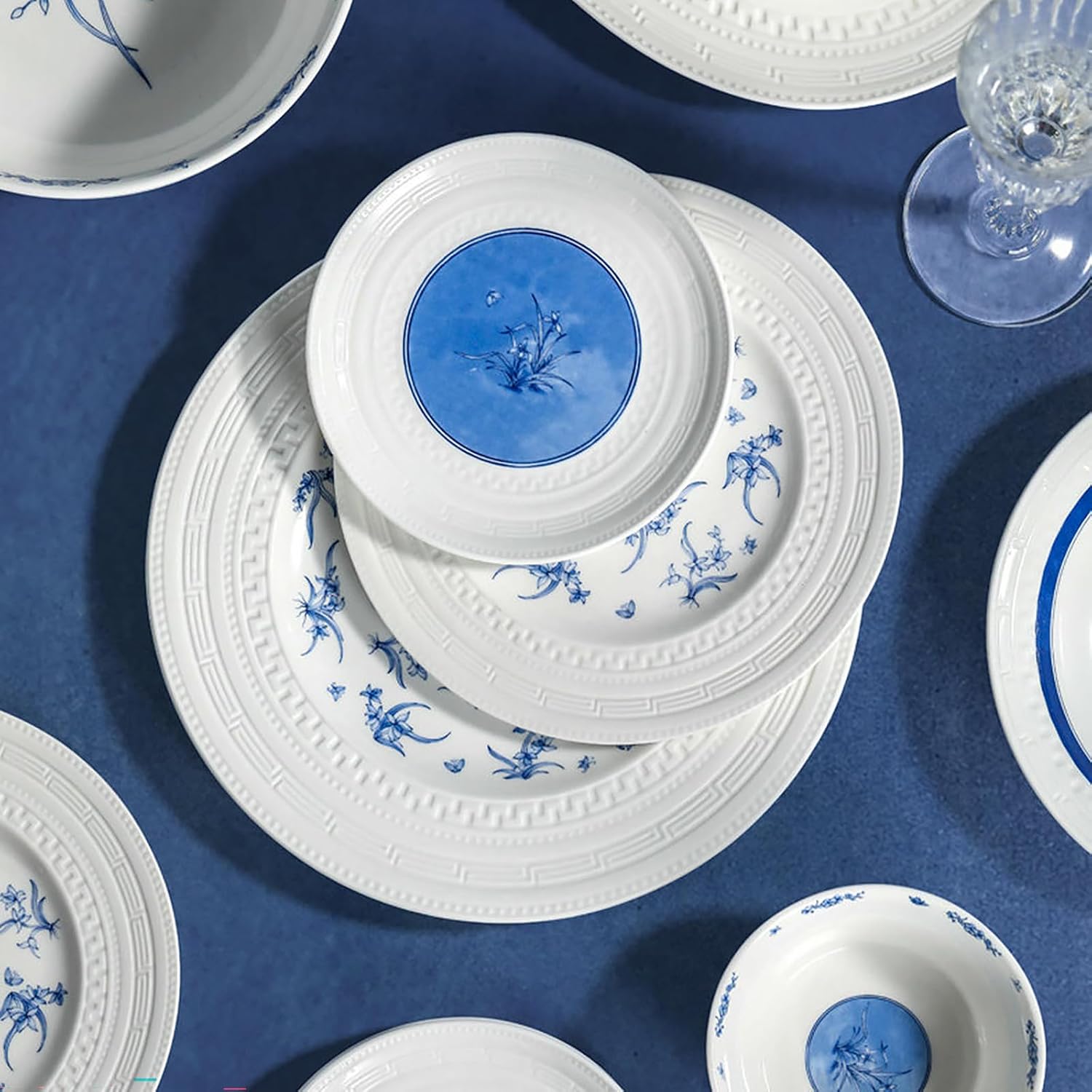 Vintage Rice Bowls ，Ceramic Tableware Rice BowlHousehold glazed tableware, Chinese-style high-temperature resistant ceramics(Soup pot)