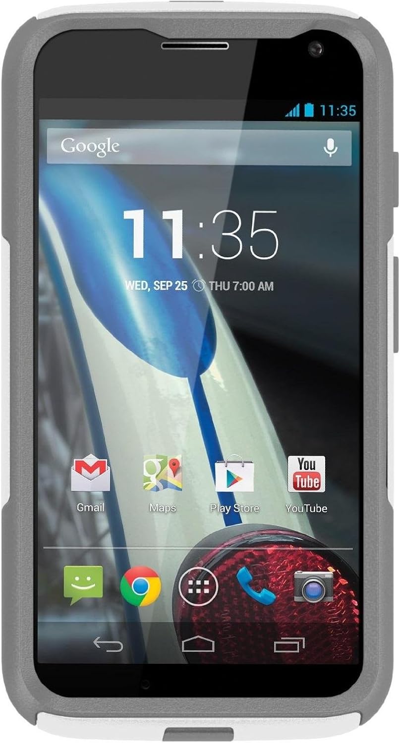 OTTERBOX COMMUTER SERIES Case for Motorola Moto X - Does NOT Fit 2nd Generation - Retail Packaging - White/Gray