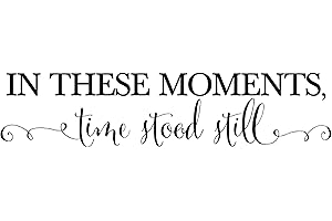 In These Moments Time Stood Still Family Photo Wall Vinyl Decal