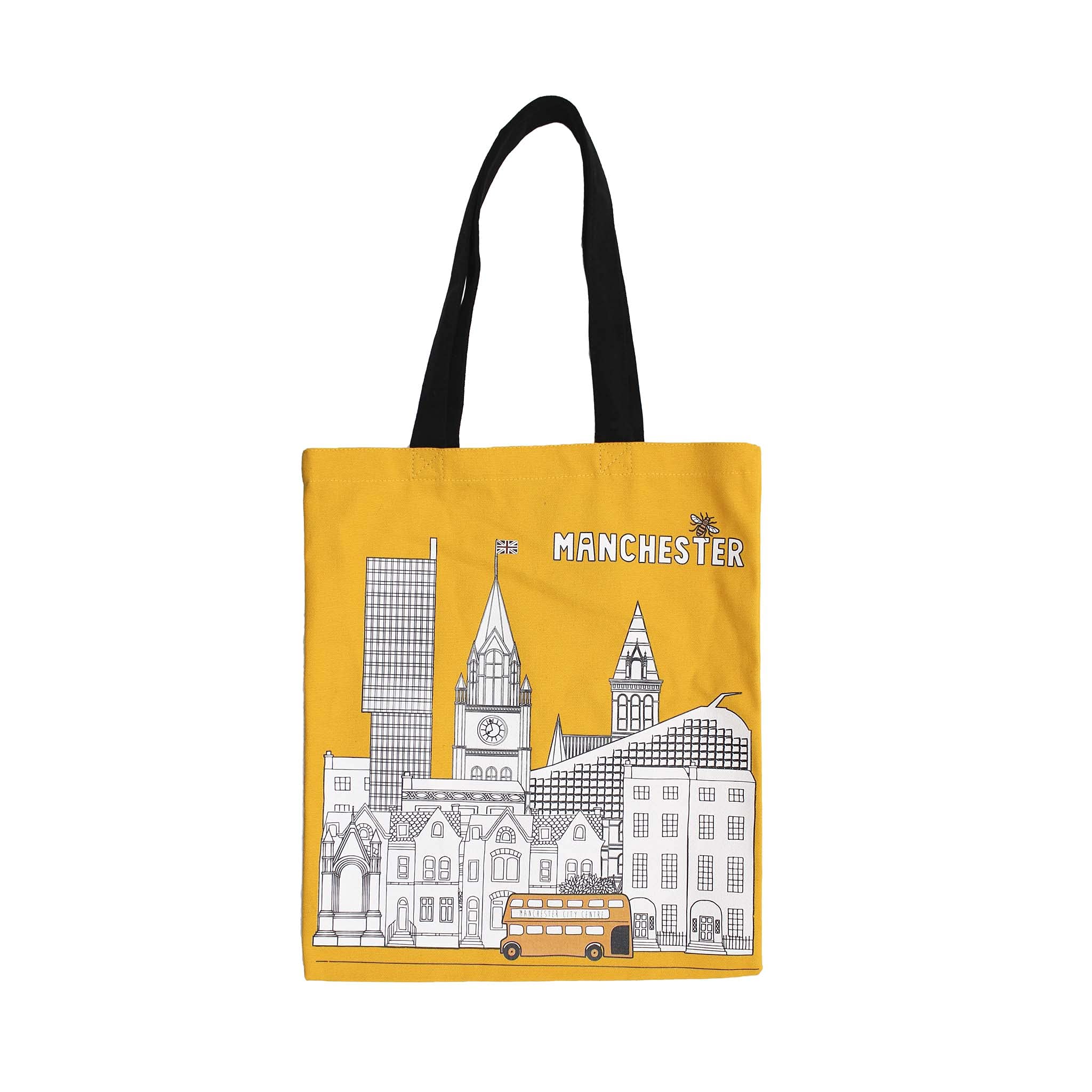 Eurostick Tote Bag Manchester Canvas Shopper Cityscape