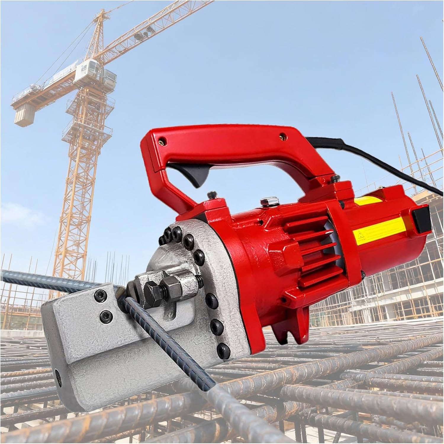Cizallas Hidráulicas Eléctricas para Barras, Máquina Hidráulica para Cortar Barras De Acero, Cizallas Hidráulicas Portátiles para Barras De Acero, 1250W / 1700W, Motor De Cobre Puro Red-1700W