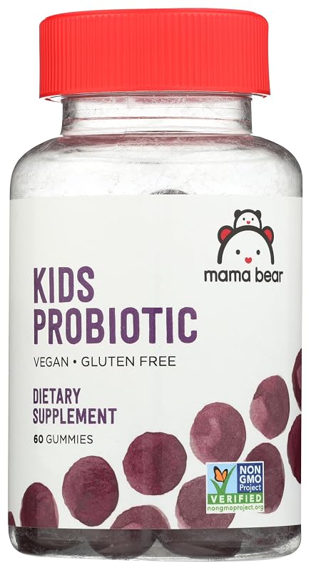 Mama Bear Gomas de probióticos, 1 bilhão de UFC por goma, 60 gomas