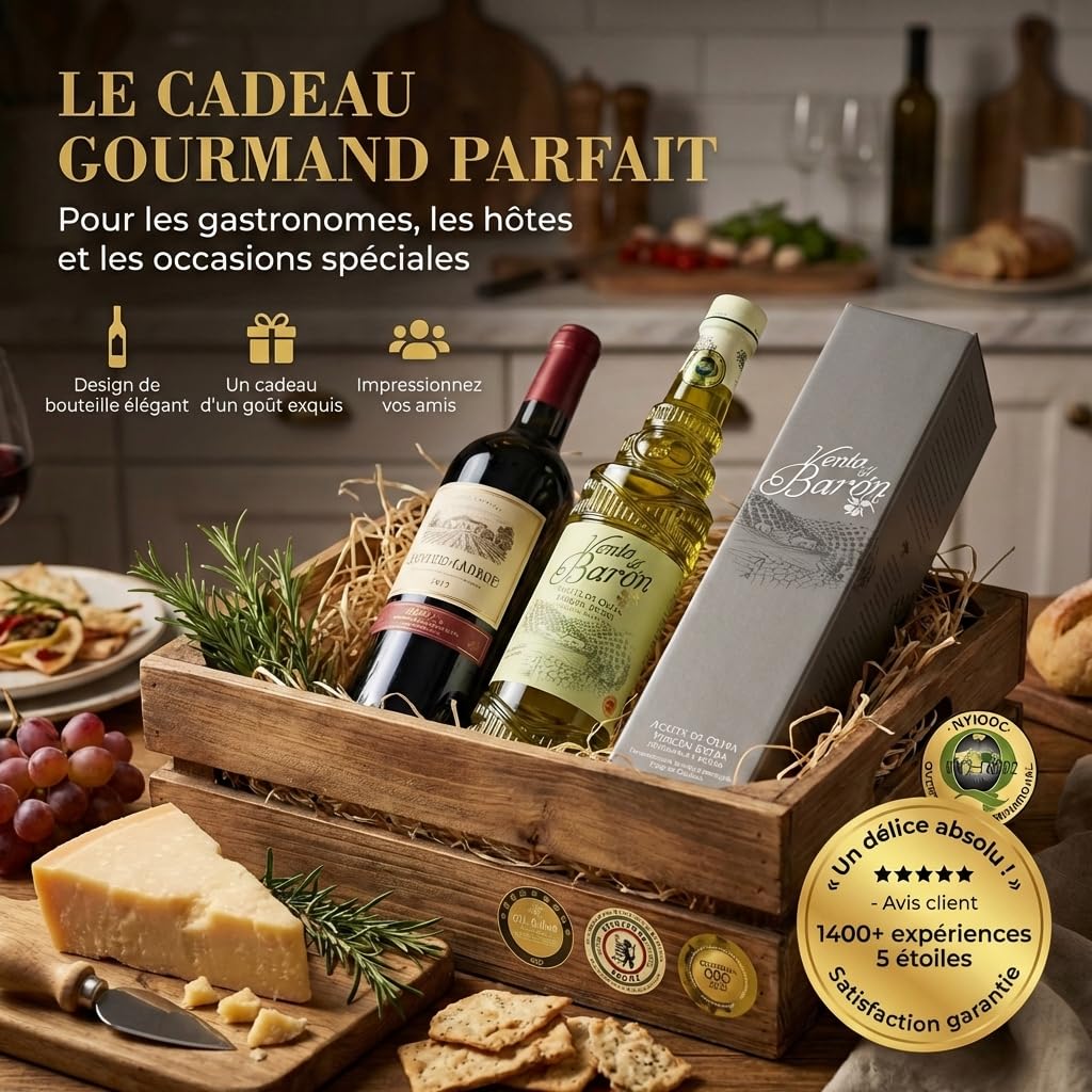 Venta del Baron 2,5 litres- huile d'olive extra vierge Hojiblanca et Picual - Appellation d'Origine Priego de Cordoba