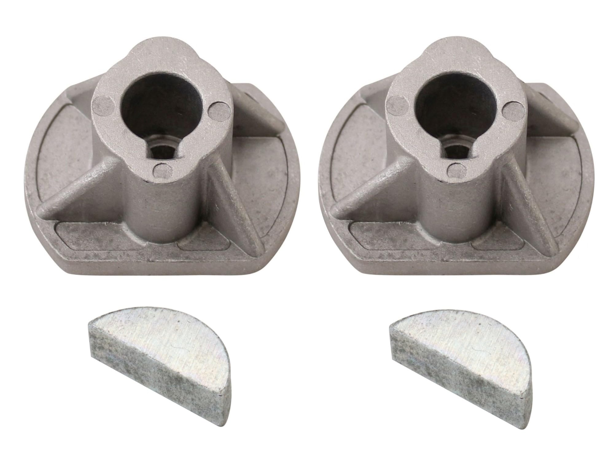 SECURA 2x Support de lame Ø20mm + 2x Clavette compatible avec Honda HF2417 Tracteur de pelouse