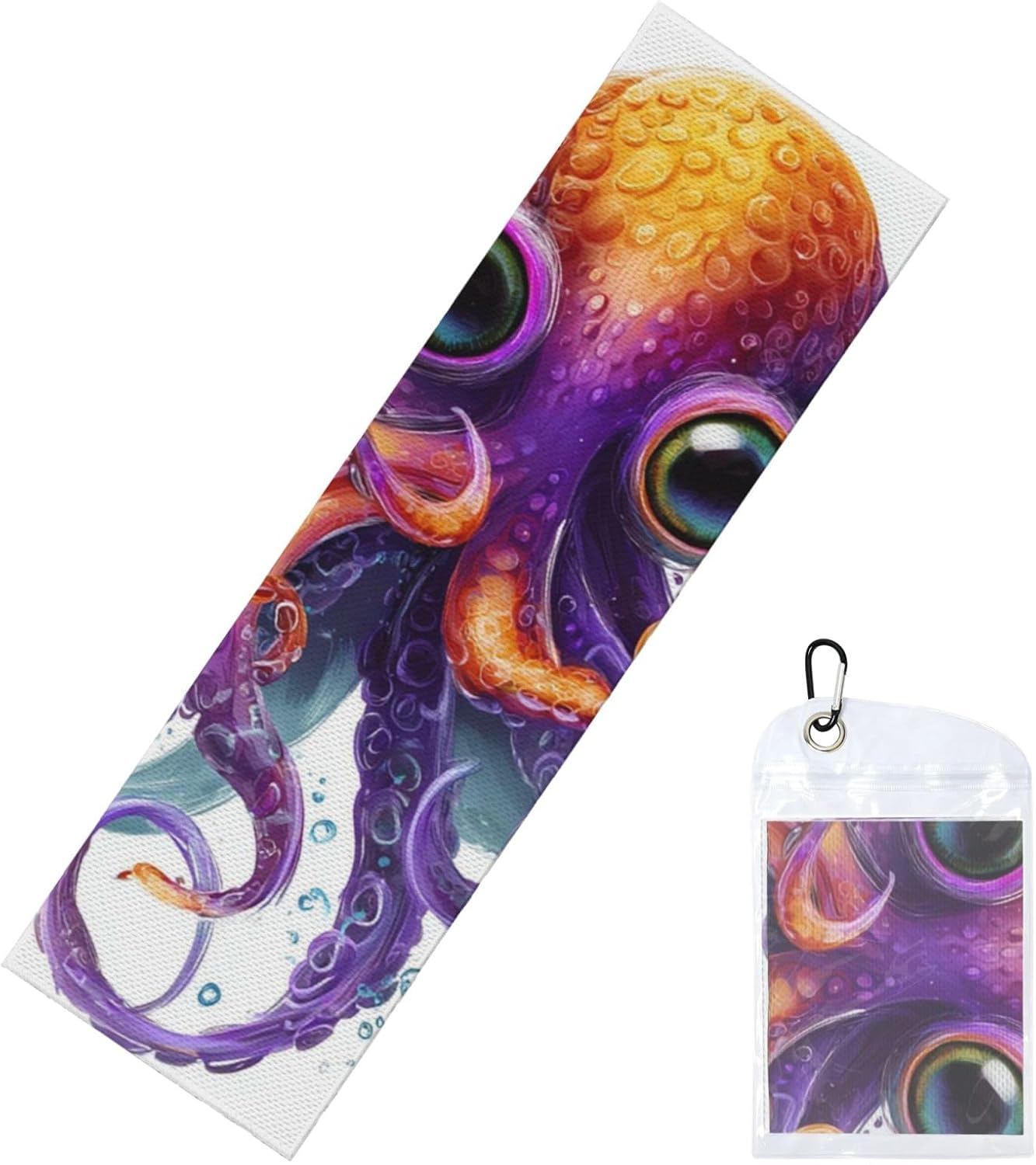 Cooling Towels for Neck and Face (40″x12″) Cool Towel Soft Breathable Ice Towels for Workout Yoga Sport Gym Colorful Octopus Towel Neck Microfiber Quick Drying More Activities