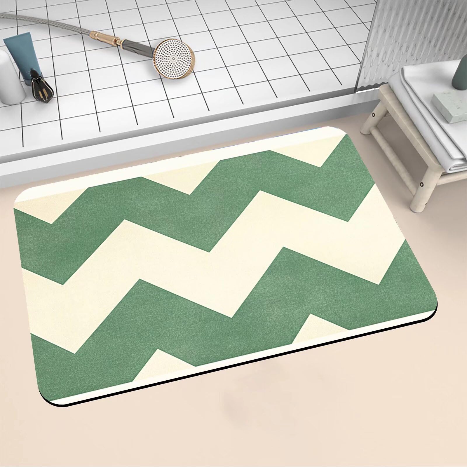Tapis de bain antidérapant lavable pour éviter les glissades sur sol humide