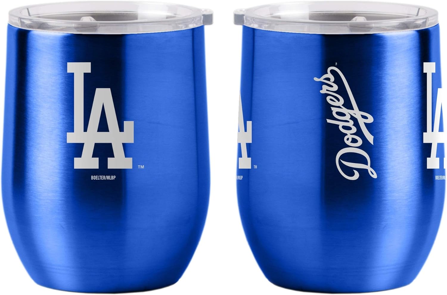 MLB Los Angeles Dodgers Drink Tumbler Steel 16 Curved, Team Colors, One Size