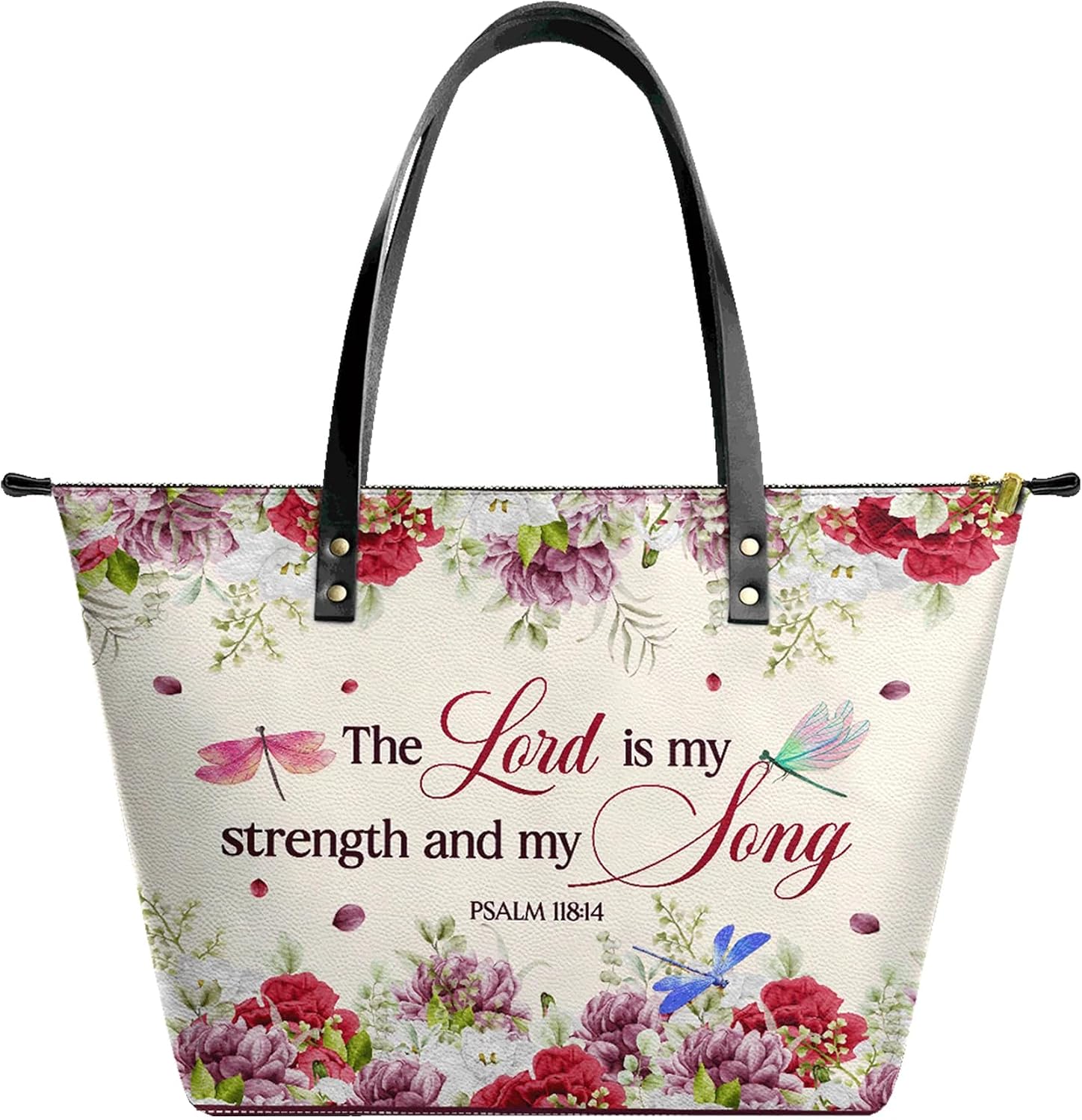 Bible Premium Vegan Leather Tote Bag For Christian Women, Medium, Presents for Her, Women - Mothers Day Presents
