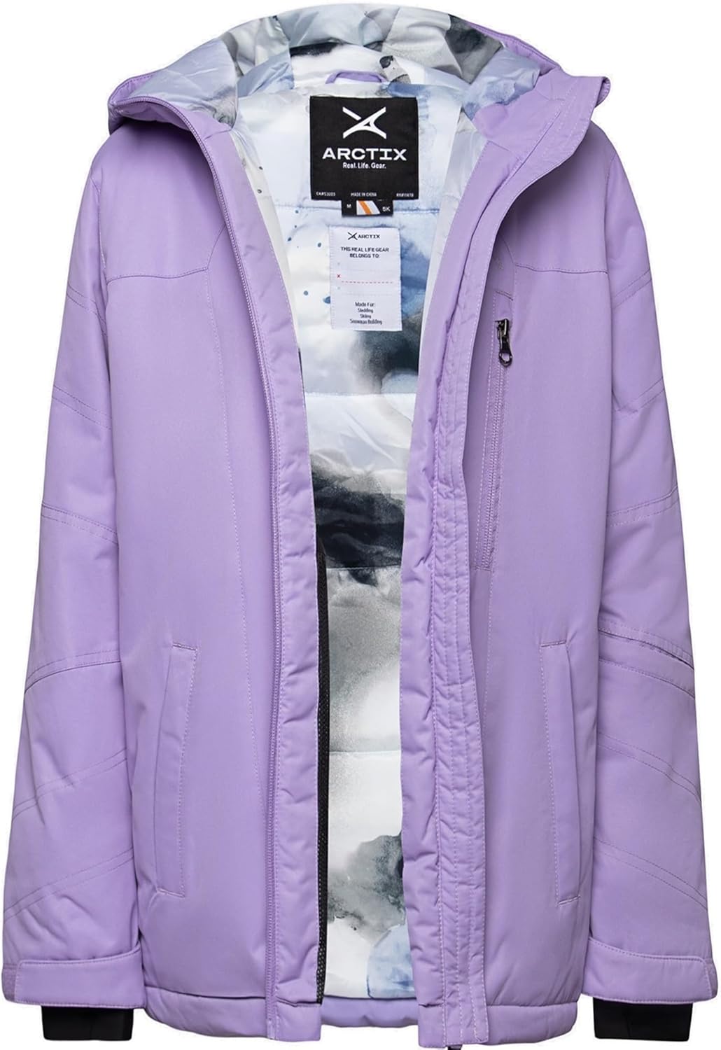 Arctix Kids' Insulated Printed Lining Cold Weather Everyday Jacket