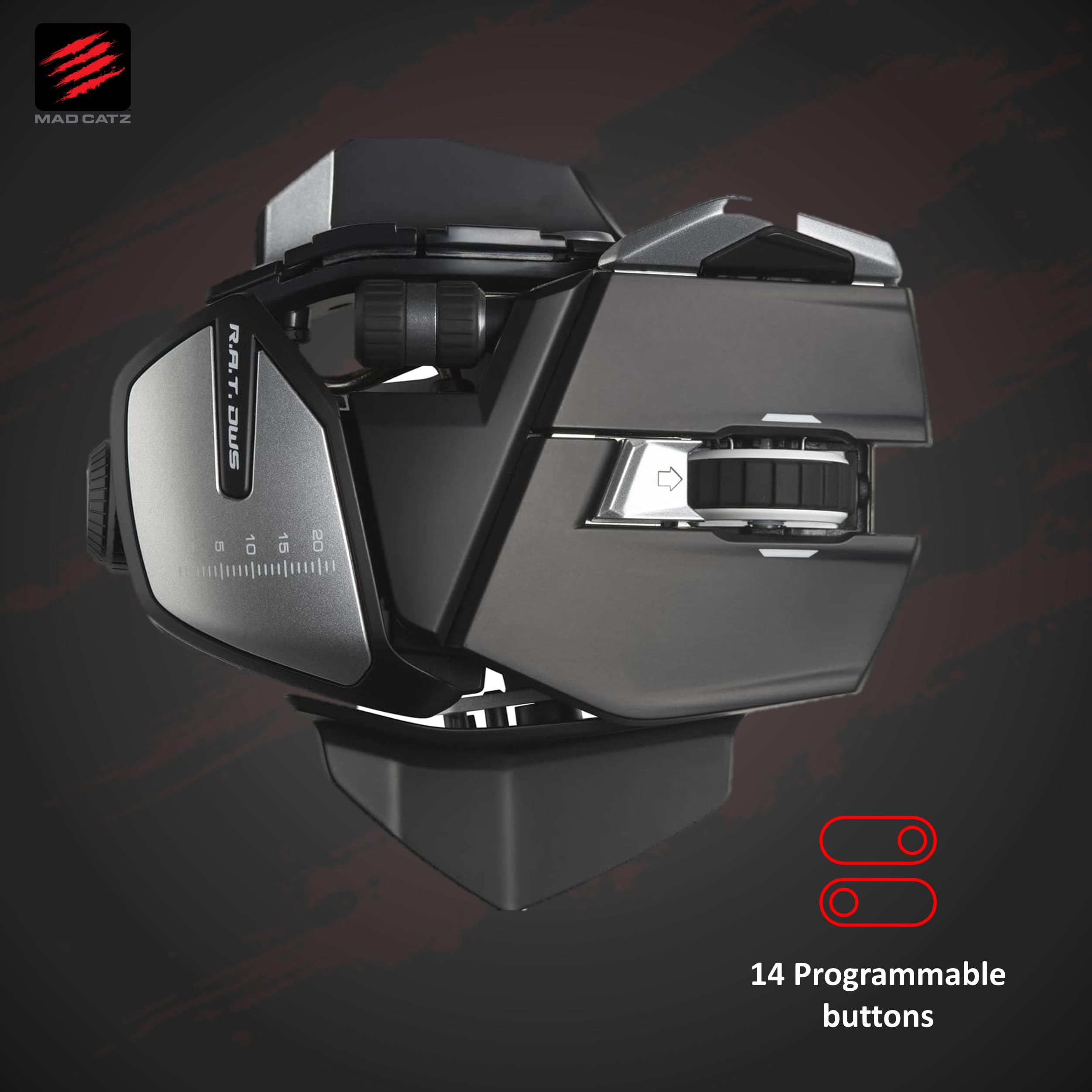 ●MAD WISDOM Amazon.in: Buy Mad Catz The R.A.T. DWS Dual Mode Wireless Gaming