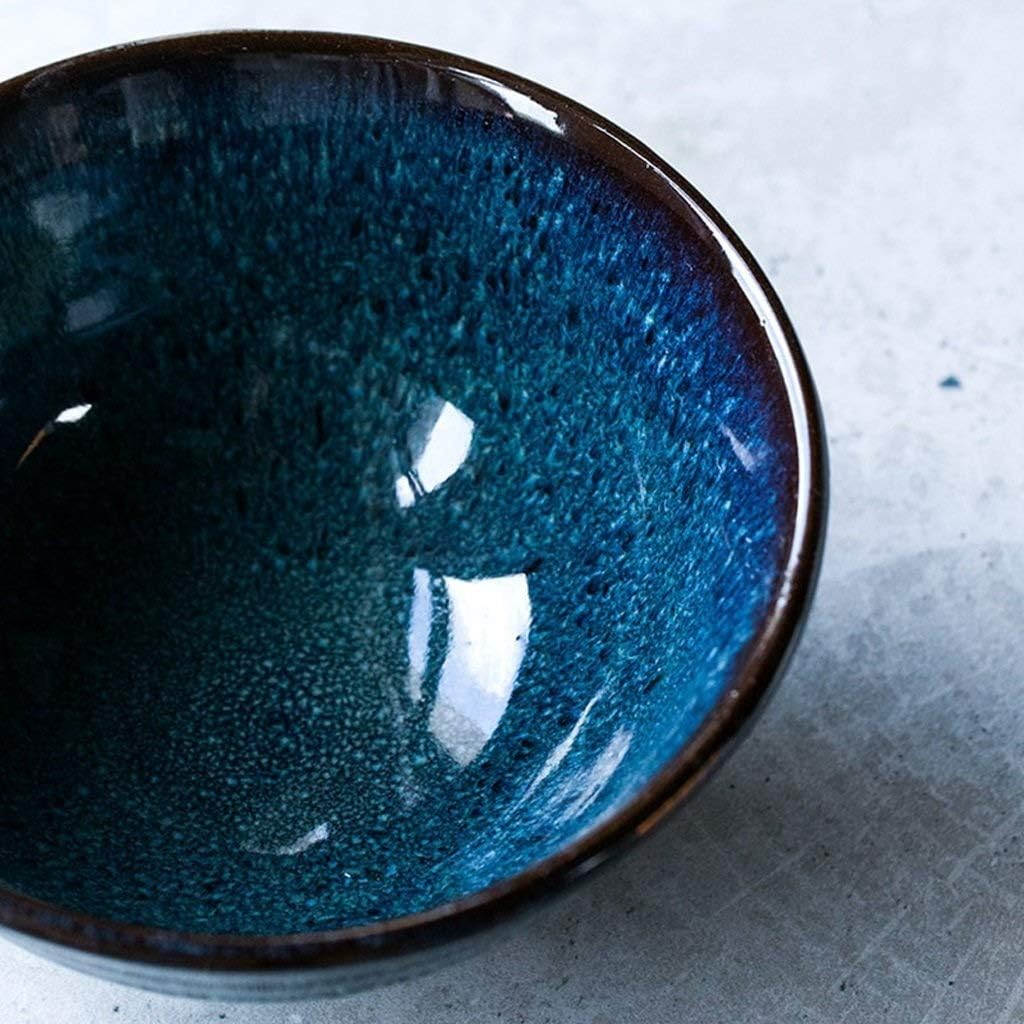 Bowls Japanese Blue And White Porcelain Bowl Salad Fruit Ramen Rice Bowl Household Rice Bowls Ceramic Dishes Tableware 7 Inches