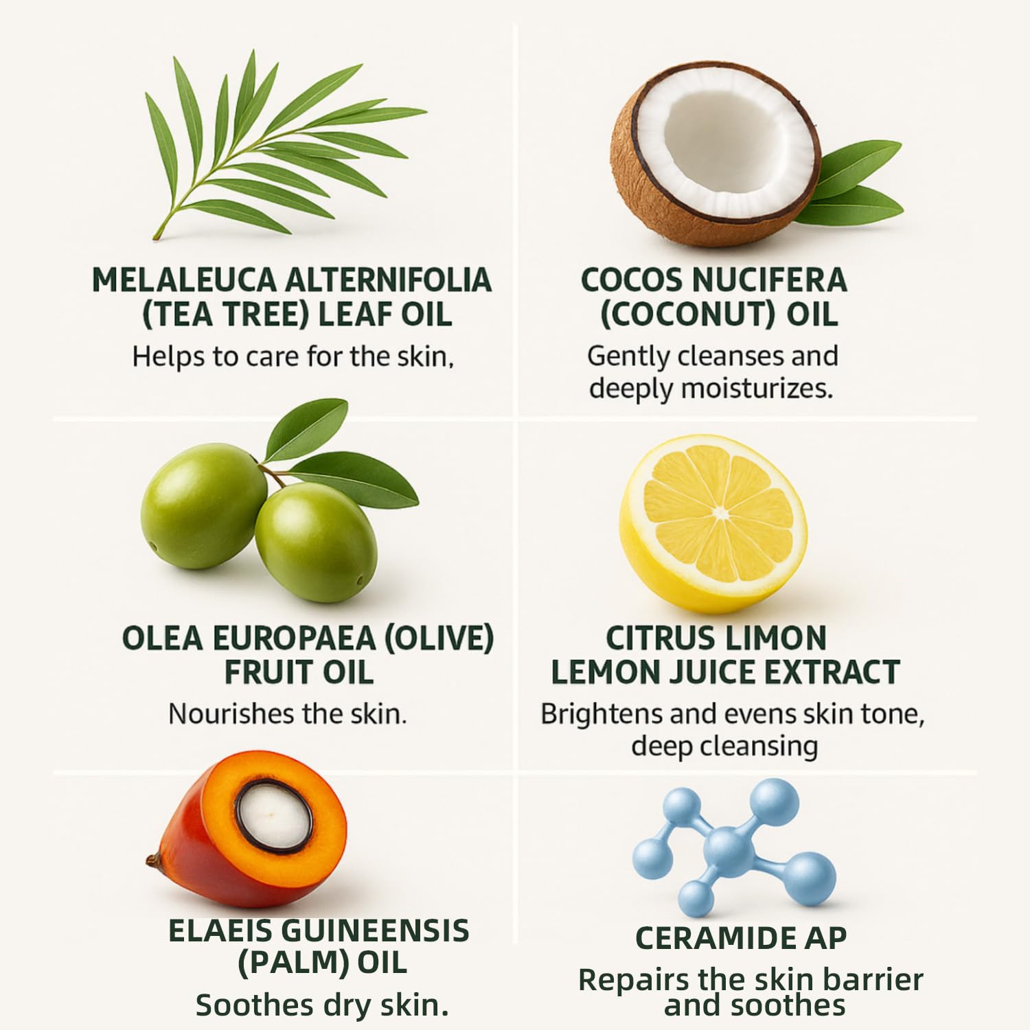 Mydło z olejkiem z drzewa herbacianego do twarzy i ciała, delikatne oczyszczanie zdrowego, naturalnego mydła do stóp i ciała do codziennego czyszczenia, pomaga zmniejszyć pryszcze, zatkane pory i