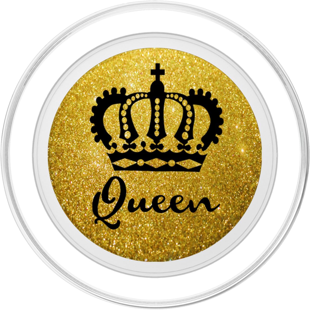 Womens Queen Crown Strong Women Glamorous Diva Gift PopSockets PopGrip: Swappable Grip for Phones & Tablets PopSockets PopGrip for MagSafe