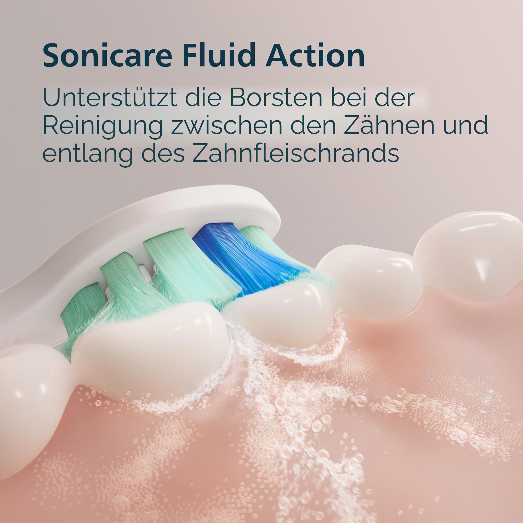 Philips Sonicare 4100 Wiederaufladbare Elektrische Zahnbürste, 1 Bürstenkopf, Weiß