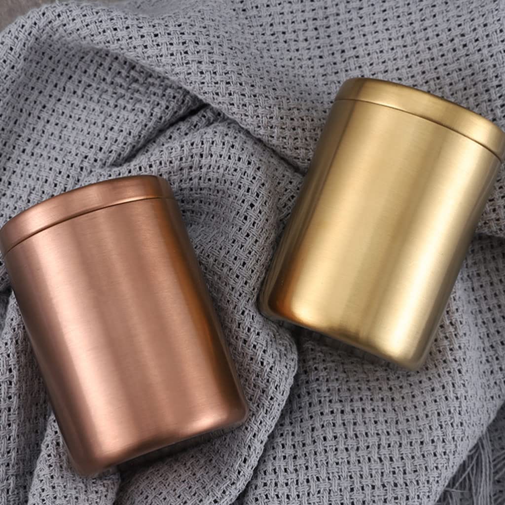 Beau porte-cure-dents cylindrique en acier inoxydable réutilisable pour la maison, le restaurant, l'hôtel - Noir