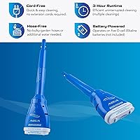 Vista 4 de POOL BLASTER Aqua Broom Aspiradora Inalámbrica para Jacuzzi, Aspiradora de Spa para Spas Inflables Sobre el Suelo y Enterrados, Accesorios