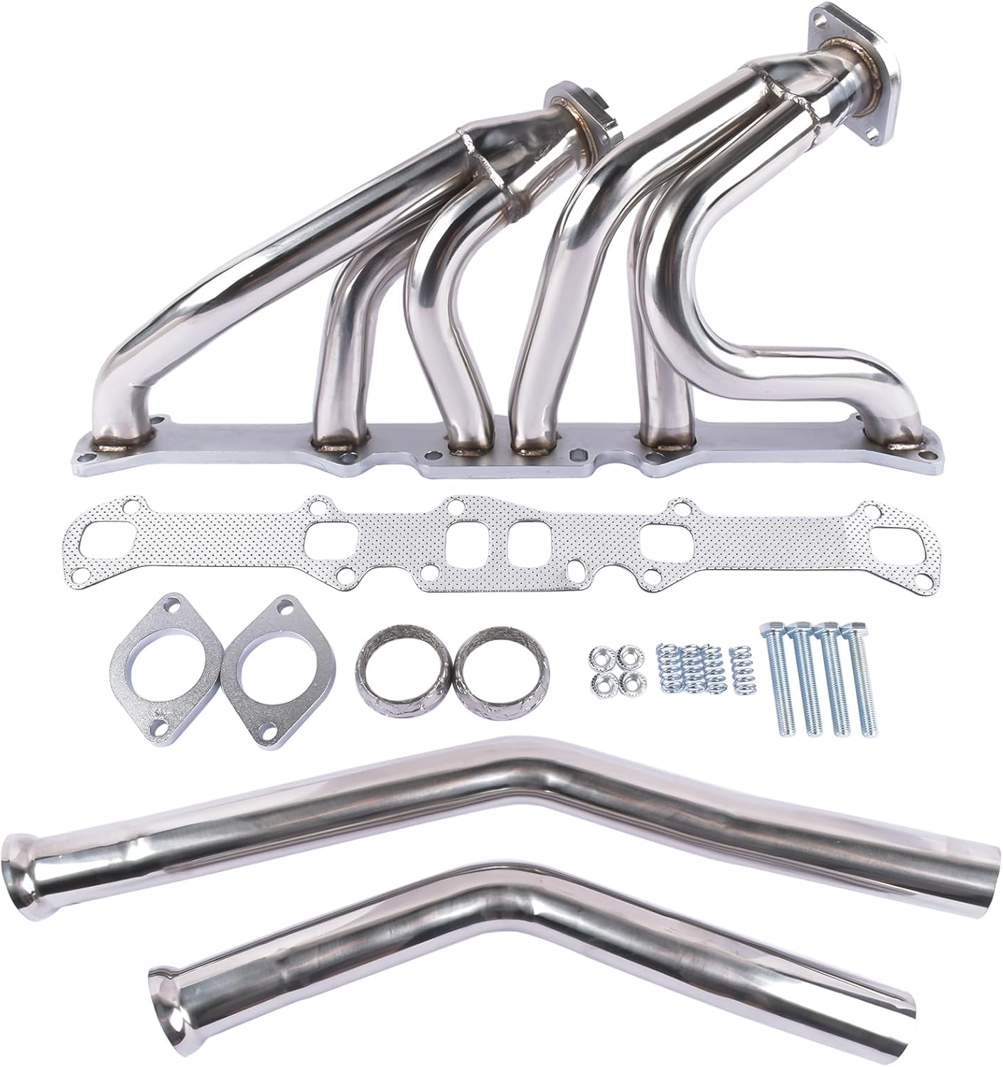Headers with Metal Gasket Replacement for FORD MERCURY L6 144/170/200/250