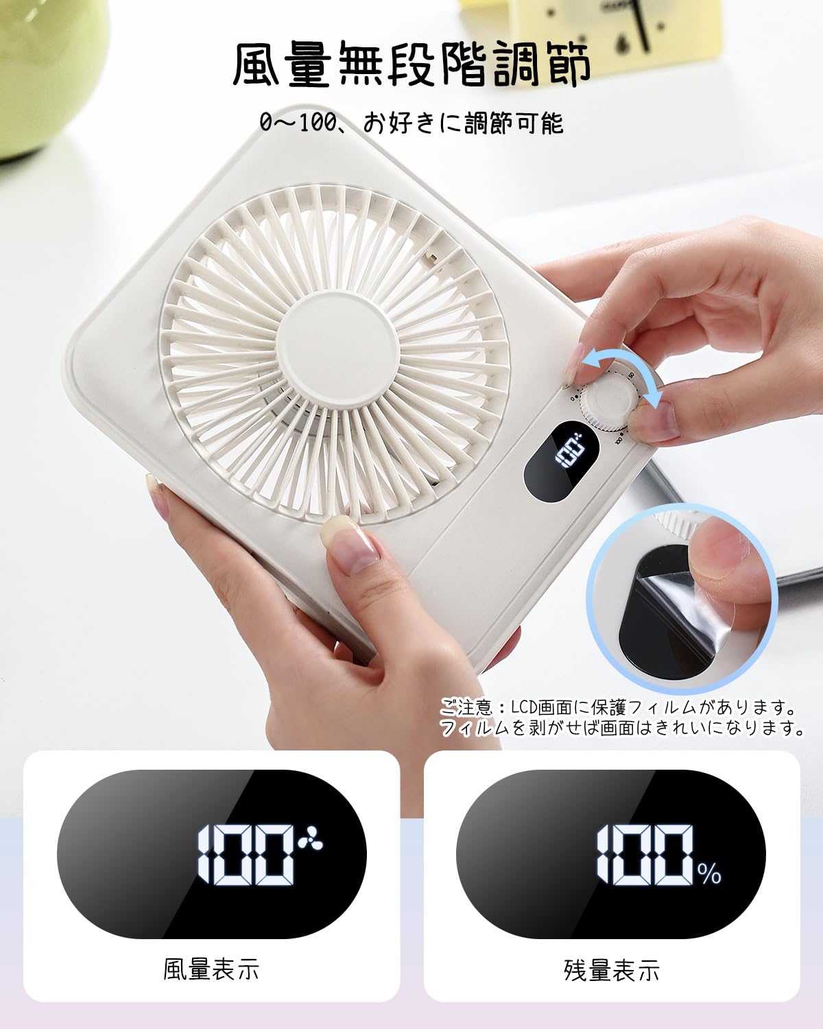 Amazon | MoKo 卓上扇風機 ミニ型 【2026年最新バージョン】 3way 小型