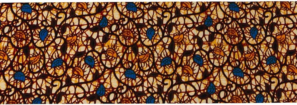 2020 Polyester Wax Prints Fabric Ankara Real Wax 6 Yards African Fabric for Party Dress FP6022