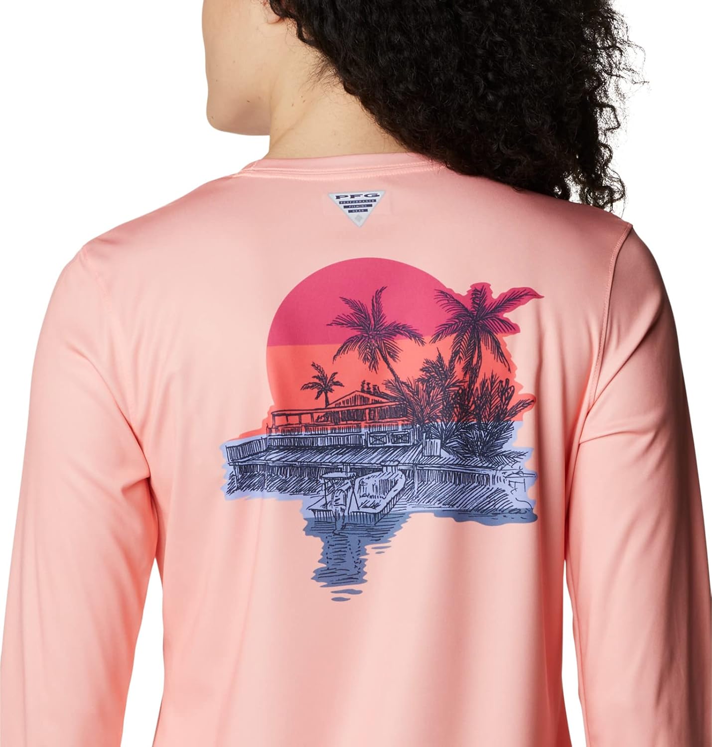 Columbia Women's Tidal Tee PFG Island Time Long Sleeve