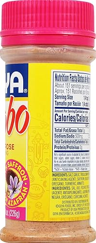 Vista 15 de Goya Foods Adobo - Condimento multiusos sin pimienta, 28 onzas (paquete de 12)