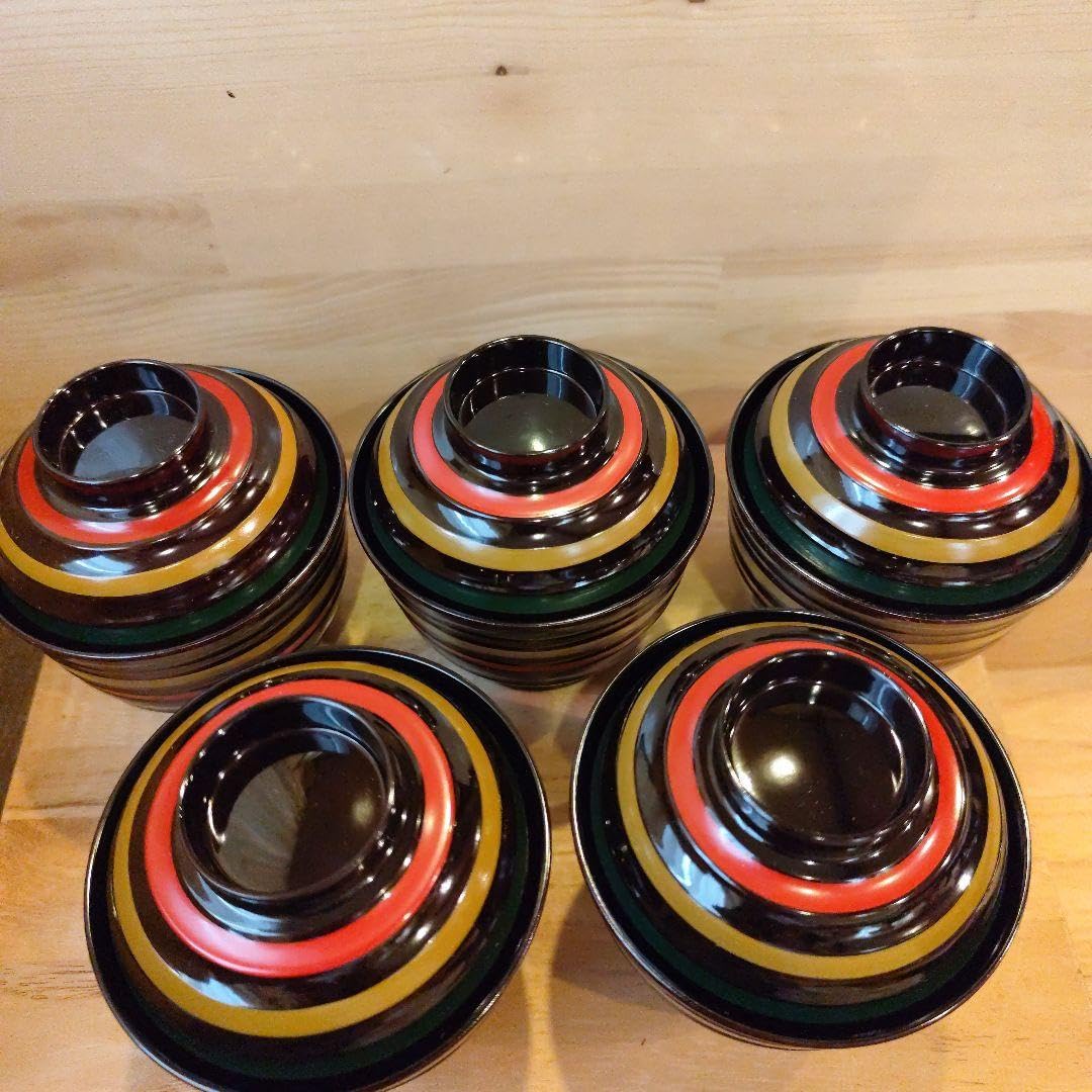 Amazon.co.jp: 御吸物椀 5客 竹峯 本漆ぬり お椀 汁椀 桐箱付き Amazon.co.jp: 御吸物椀 5客 竹峯 本漆ぬり お椀 汁椀 桐箱付き