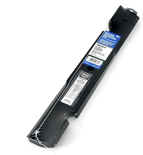 Miniatura 5 de Arnold 490-110-0158 - Juego de cuchillas para cortacésped y tractor de descarga lateral de 52 pulgadas