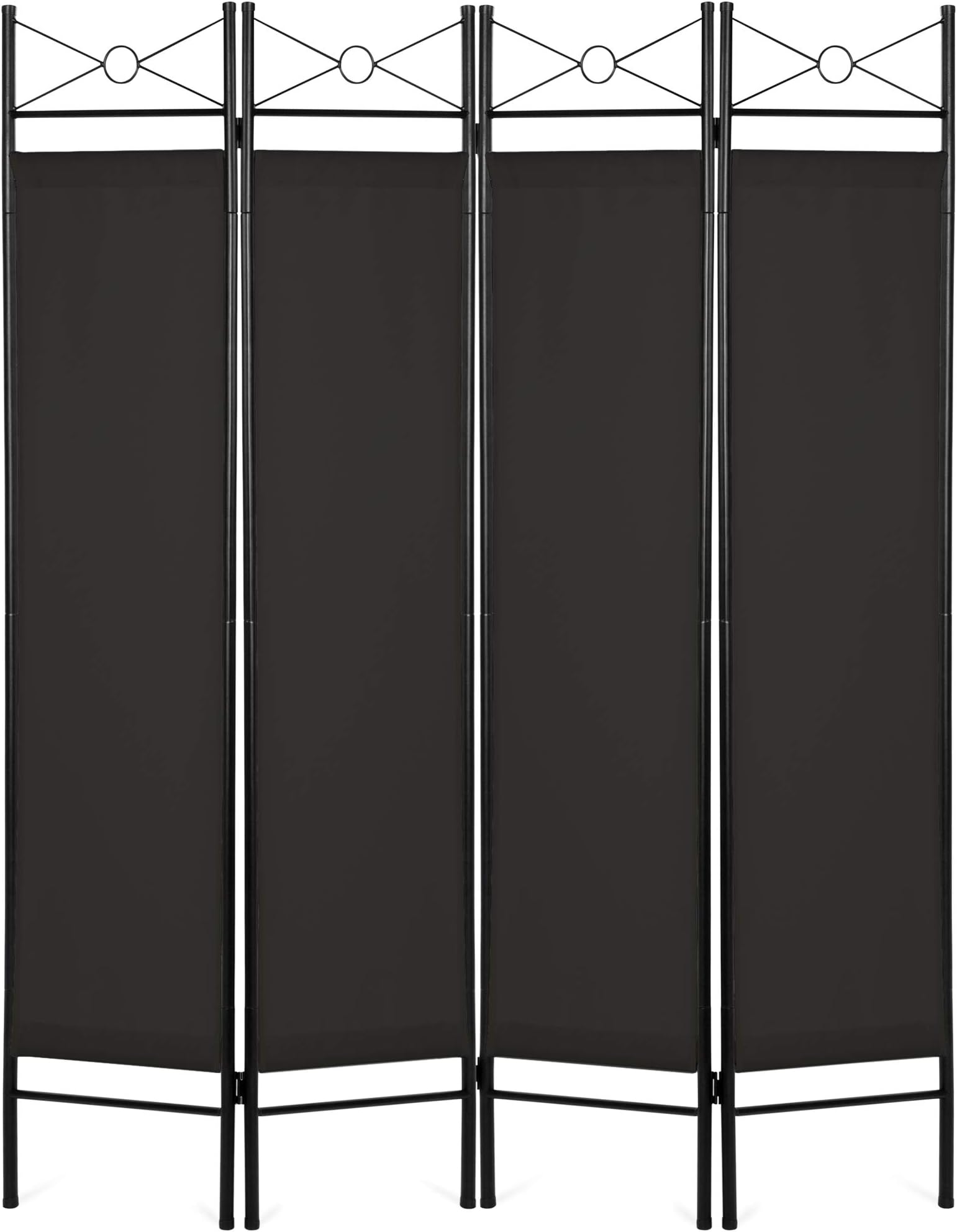 Uffigama 6 Panel Room Divider, Wood Freestanding Partition