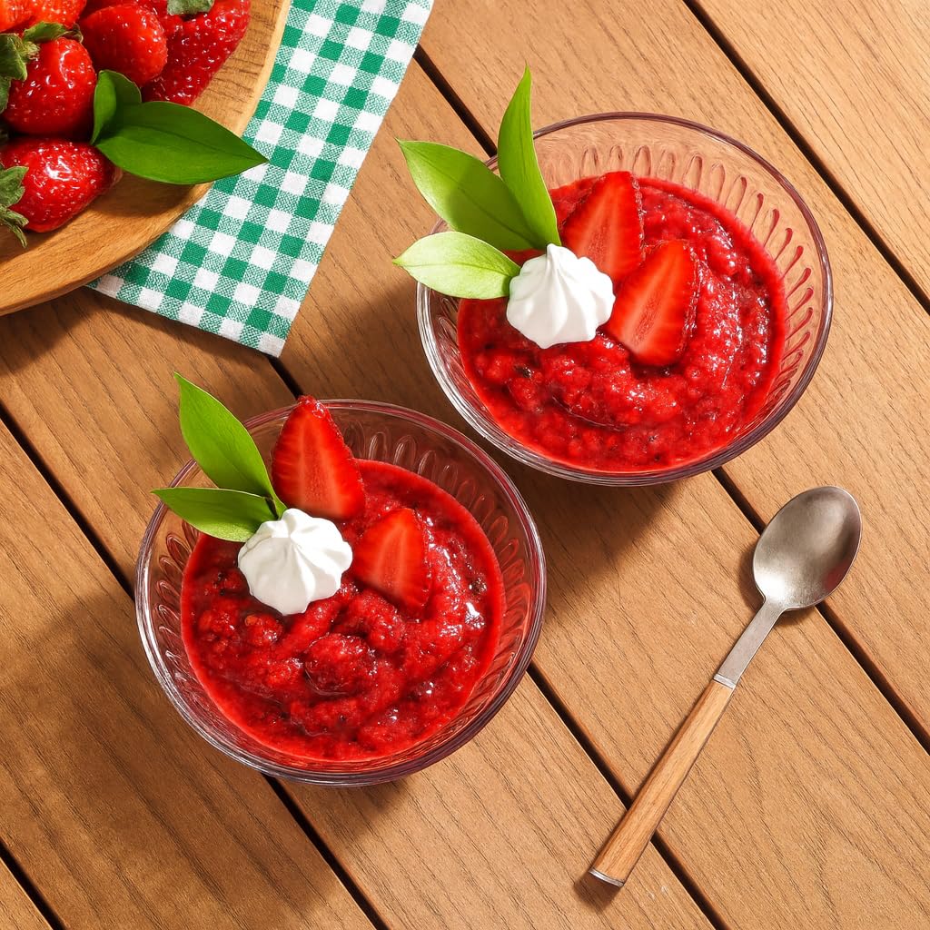 LAV Hestia Bols à Collation en Verre - 10.5cm - Clair - 12x Petit Cuisine Party Dessert Nourriture Fruit Doux Grignotages Service Tremper Sauce Tapas Plats Ensemble