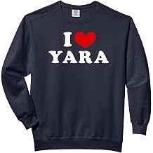 I Love Yara, I Heart Yara Comfort Colors Adult Sweatshirt