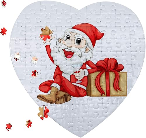 10 juegos de rompecabezas de sublimación en blanco en forma de corazón con 75 piezas DIY prensa de calor manualidades transferencia térmica