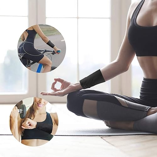 Miniatura 2 de Easyports - Cartera de muñeca de 2 bolsillos para teléfono celular, cartera de tobillo, bandas para sudor, brazalete, bolsa oculta, cartera de