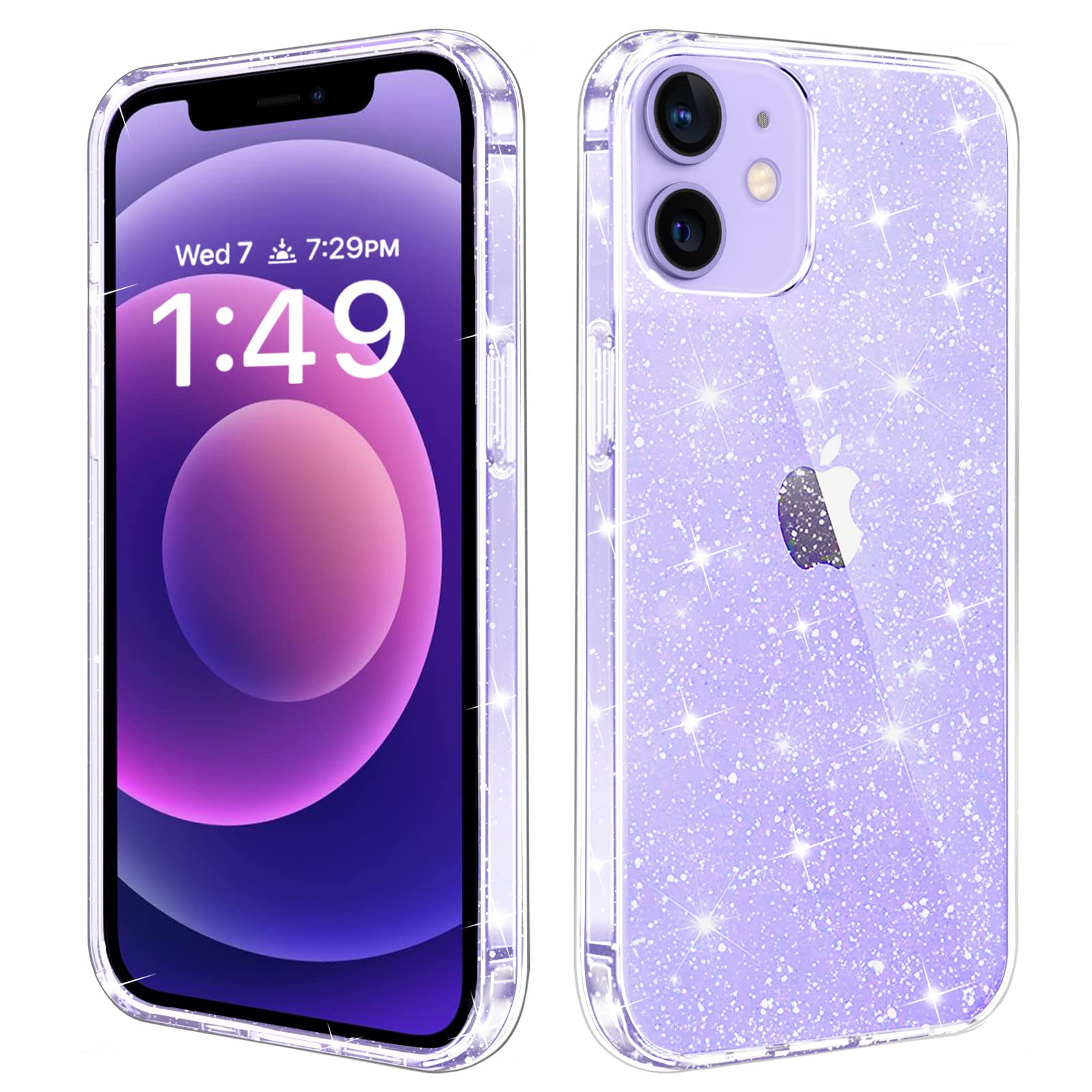 iPhone 12 64GB グリッターケース付き Amazon.com: JJGoo Crystal Glitter Designed for iPhone 12 Case/for