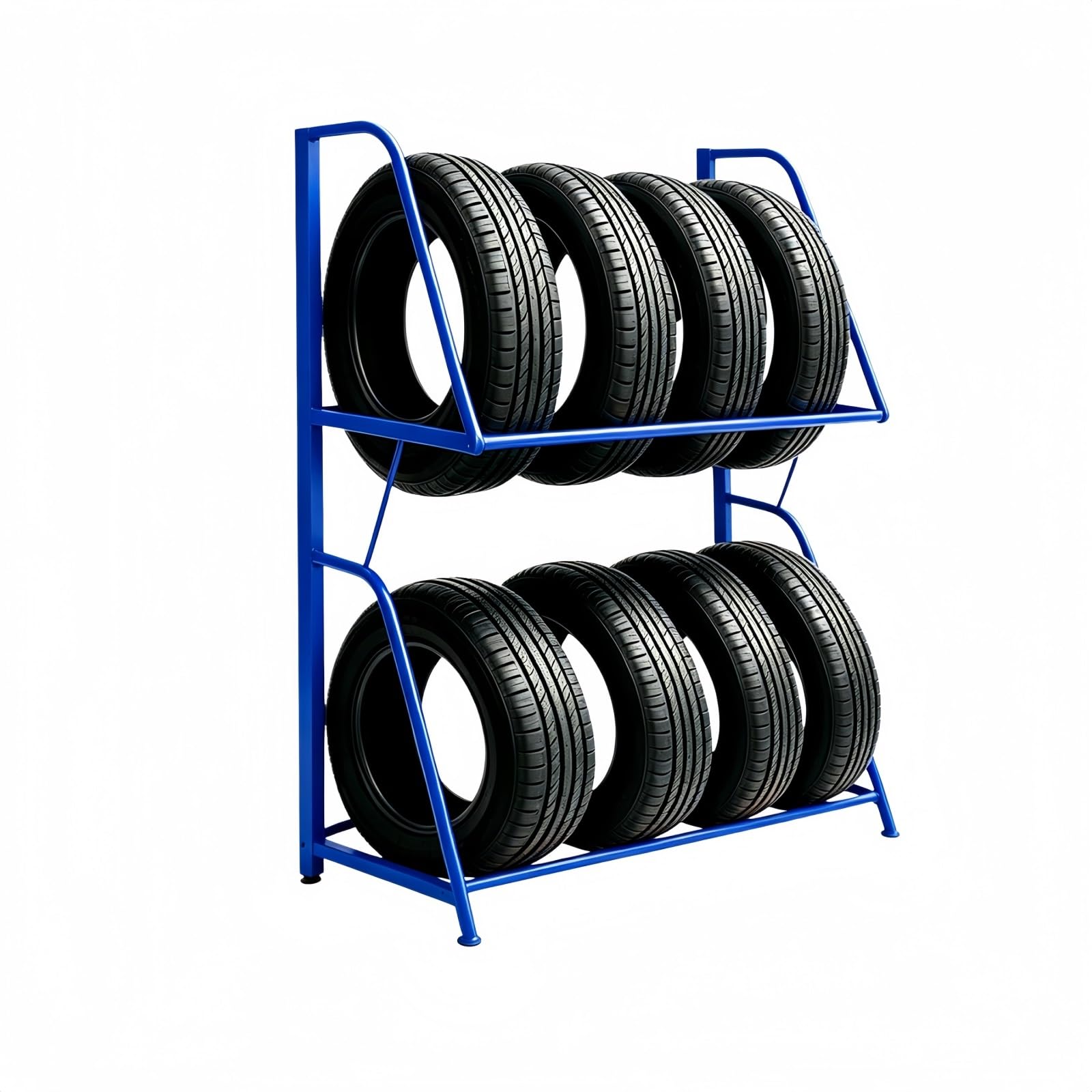 AKFNCJE Car Repair Shop Tire Display Rack, Heavy Duty Tire Storage Rack