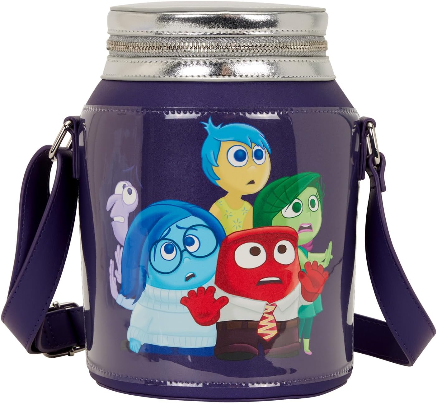 Loungefly Inside Out 2 Bottled Up Emotions Figural Crossbody Bag