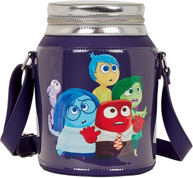 Loungefly Inside Out 2 Bottled Up Emotions Figural Crossbody Bag