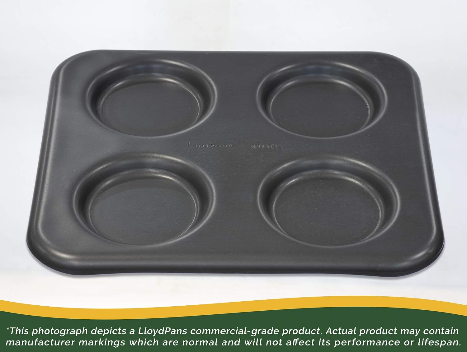Lloyd Pans Kitchenware 4-Cavity Round Egg Pan 9.5 Inch by 11 Inch - DK