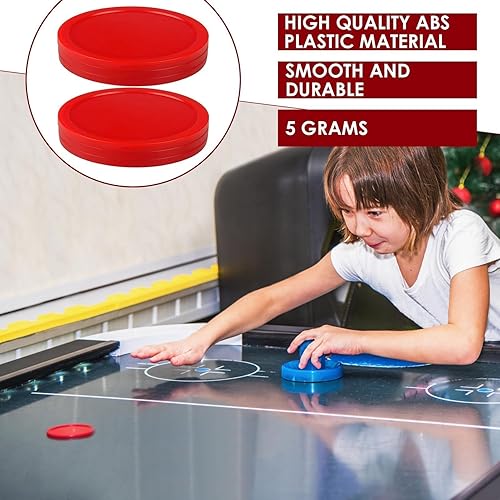 Miniatura 6 de 7 discos de hockey de aire con 3 14 pulgadas, accesorios de repuesto para mini discos de hockey aéreo, los mejores accesorios de hockey de aire para