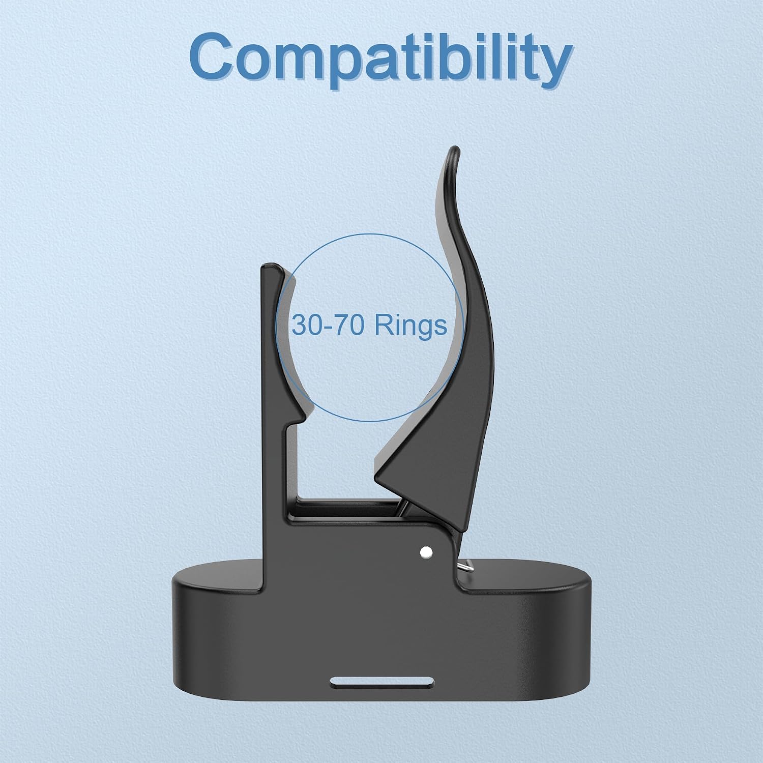 Magnetic Holder, Aluminium Alloy Holder for 30-70 Rings, Suitable for Golf Carts, Best Gift for Golfers