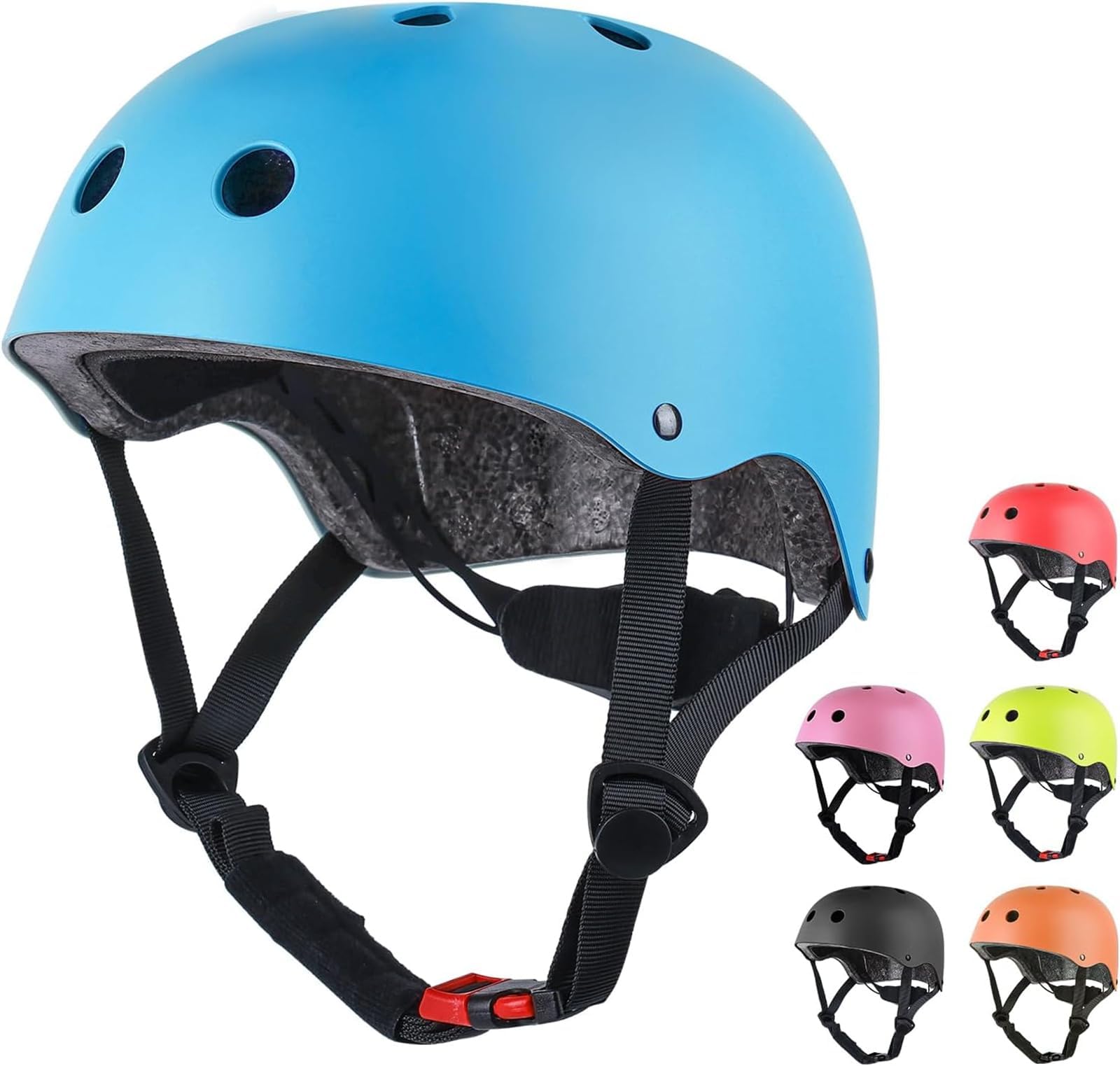Kids Bike Helmet 43-51cm, Toddler Helmets for Boys Girls Child, Multi-Sport Adjustable Helmet for Cycling Bicycle Skateboard XS Size