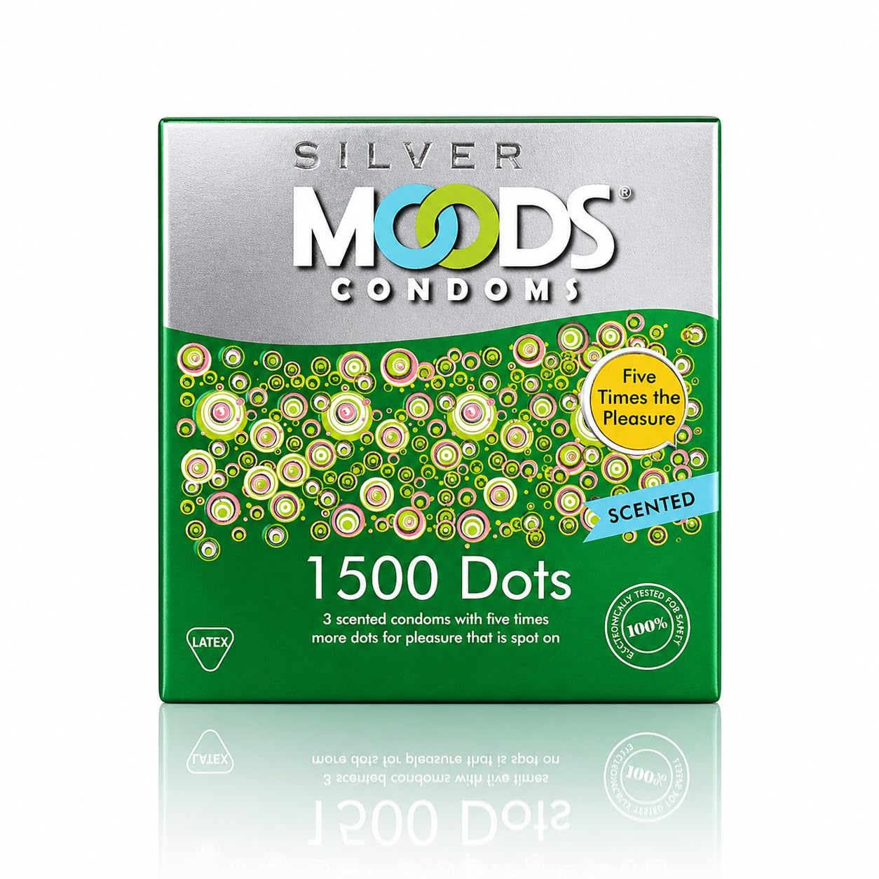 Extra Dotted Condoms (1500 Dots Texture) – Scented Latex Condoms, 3 Count Each, Pack of 2 (Total 6 Pieces)-image-8