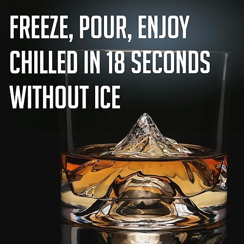 Miniatura 21 de LIITON - Juego de 4 vasos para whisky Gran Canyon: Vaso de whisky pesado de estilo clásico Everest