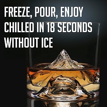 Amazon.com: LIITON K2 Nepalese Heavy Crystal Whiskey Glasses