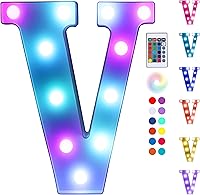 Vista 237 de Foaky LED Letter Lights Sign Marquee Light Up Letters Sign for Night Light Wedding/Birthday Party Battery Powered Christmas Lamp Home Bar