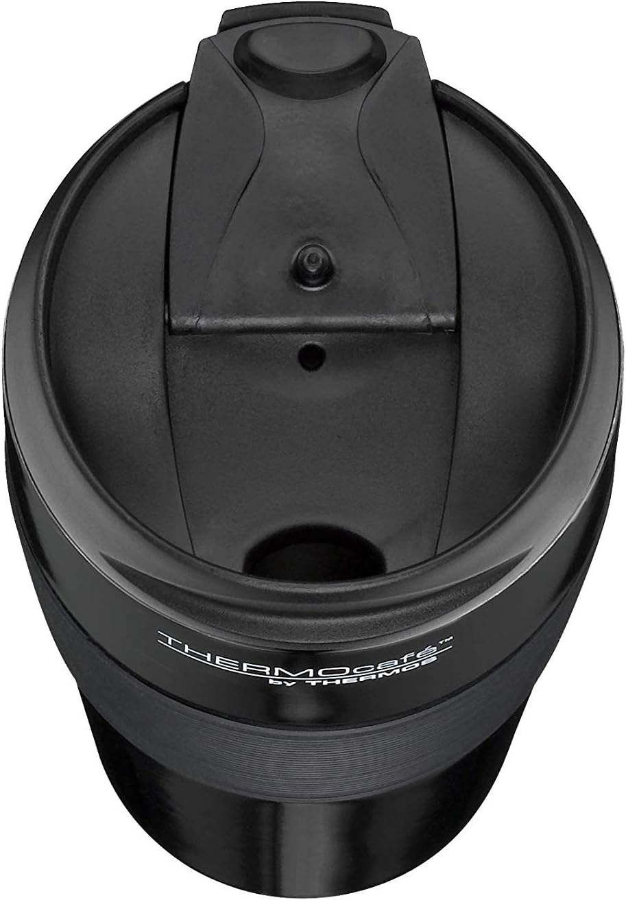 Thermos ThermoCafé 4056.205.040 Thermal Insulated Drinking Cup Thermopro, 0,4 L, Stainless Steel, Matt, Stainless Steel - Image 3