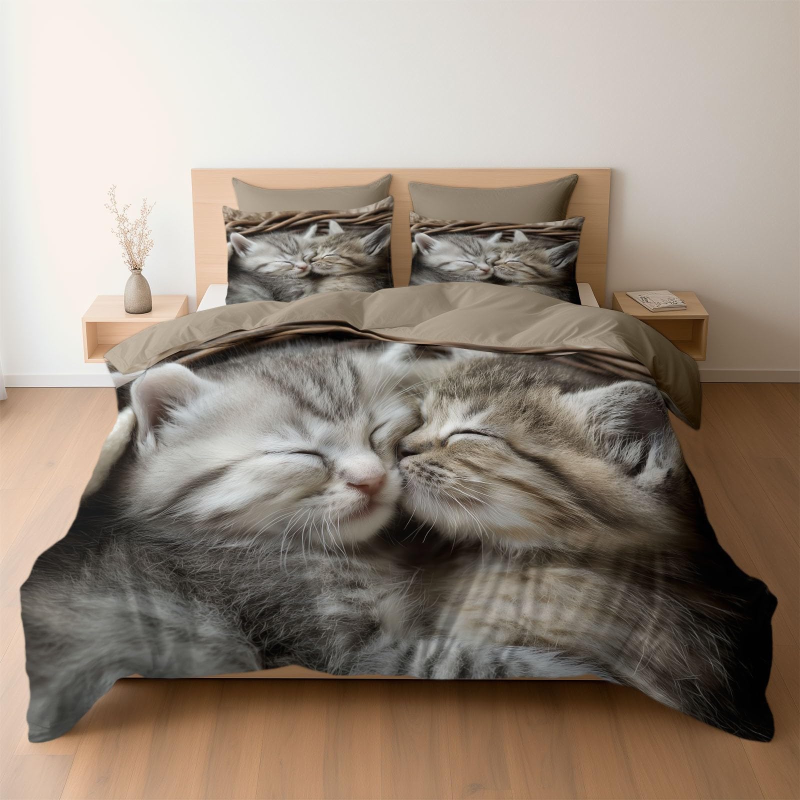 Housse de couette 240x260 chatons pour transformer votre chambre en un cocon douillet et relaxant