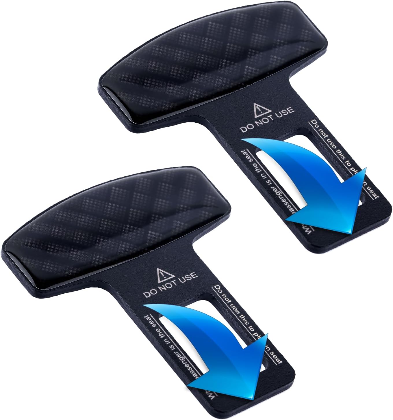 2- PCS Pads Trim/Clips，Universal car Accessories for Most Vehicles (Black)