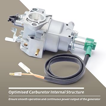 47.131000.22 Generator Carburetor Replacement for Champion 9375/7500 9000/7000 Watt YF190FD-2-211 9000w 439cc Generator Replace 41532 100161 P27-2E