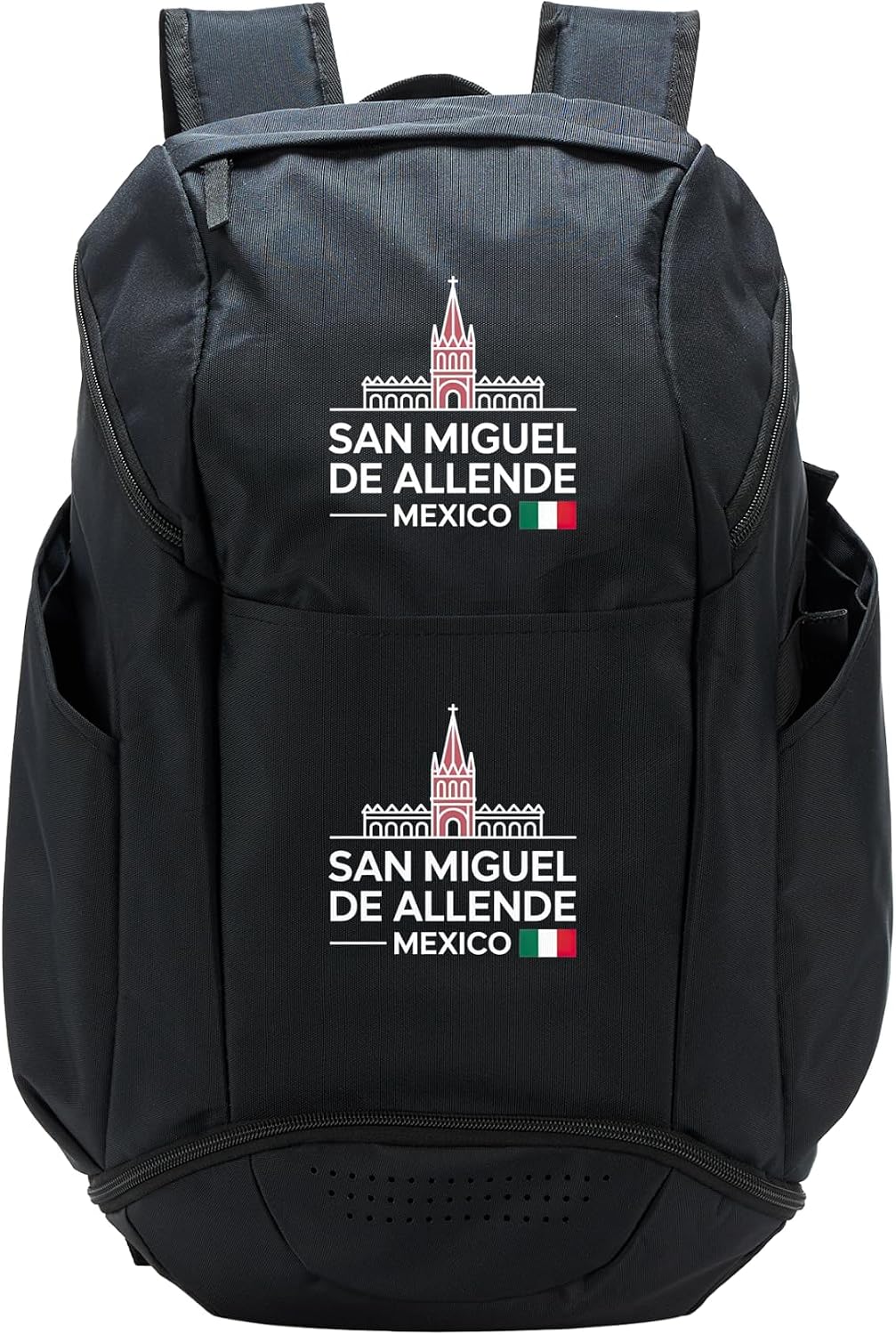 San Miguel de Allende Mexico Bold Outline Travel Souvenir Sport Backpack
